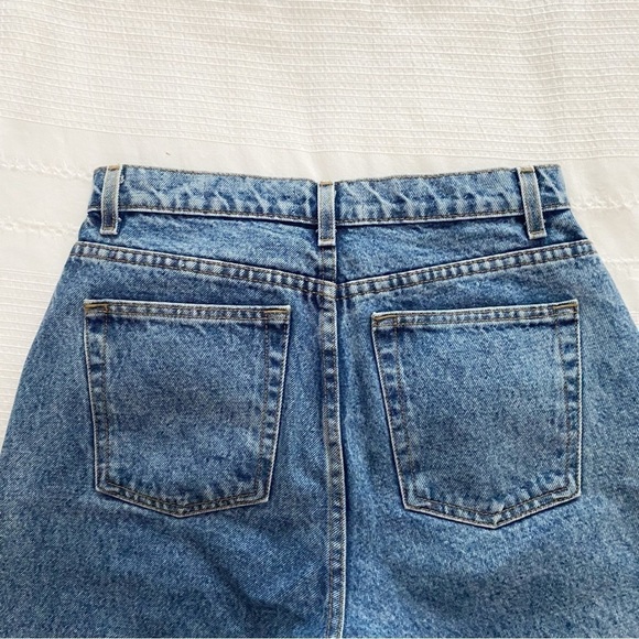 AMERICAN APPAREL DENIM DIY THE HIGH-WAIST JEANS RAW HEM SHORTS - 29 - Picture 9 of 9